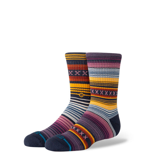 Stance Curren Kids Crew Sock Grape