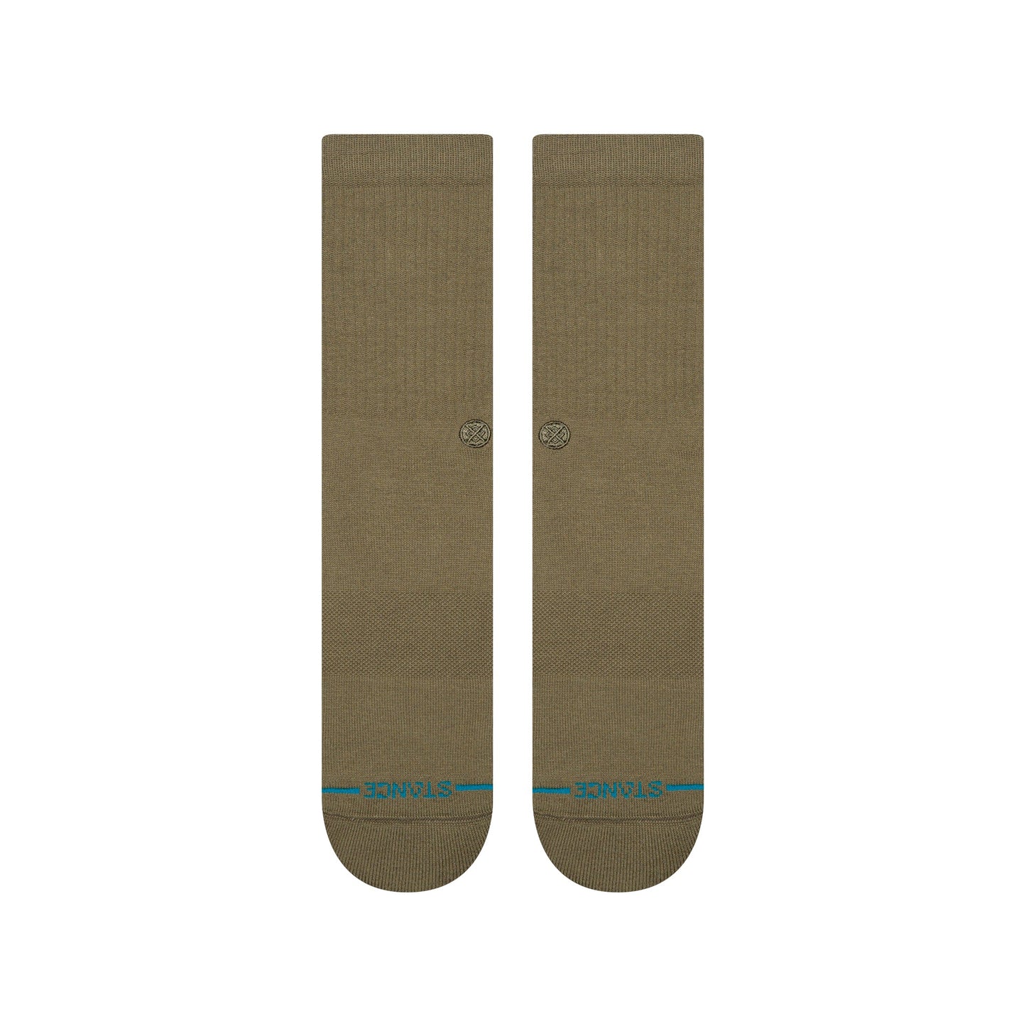 Stance Icon Crew Sock Green