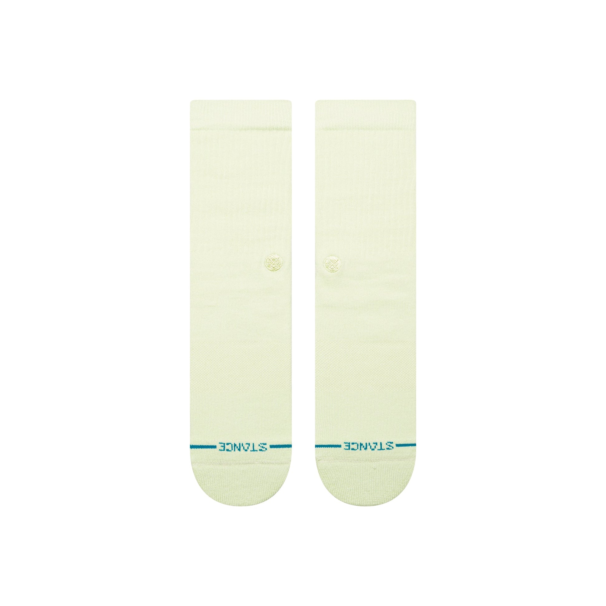 Stance Icon Crew Sock Green Sand
