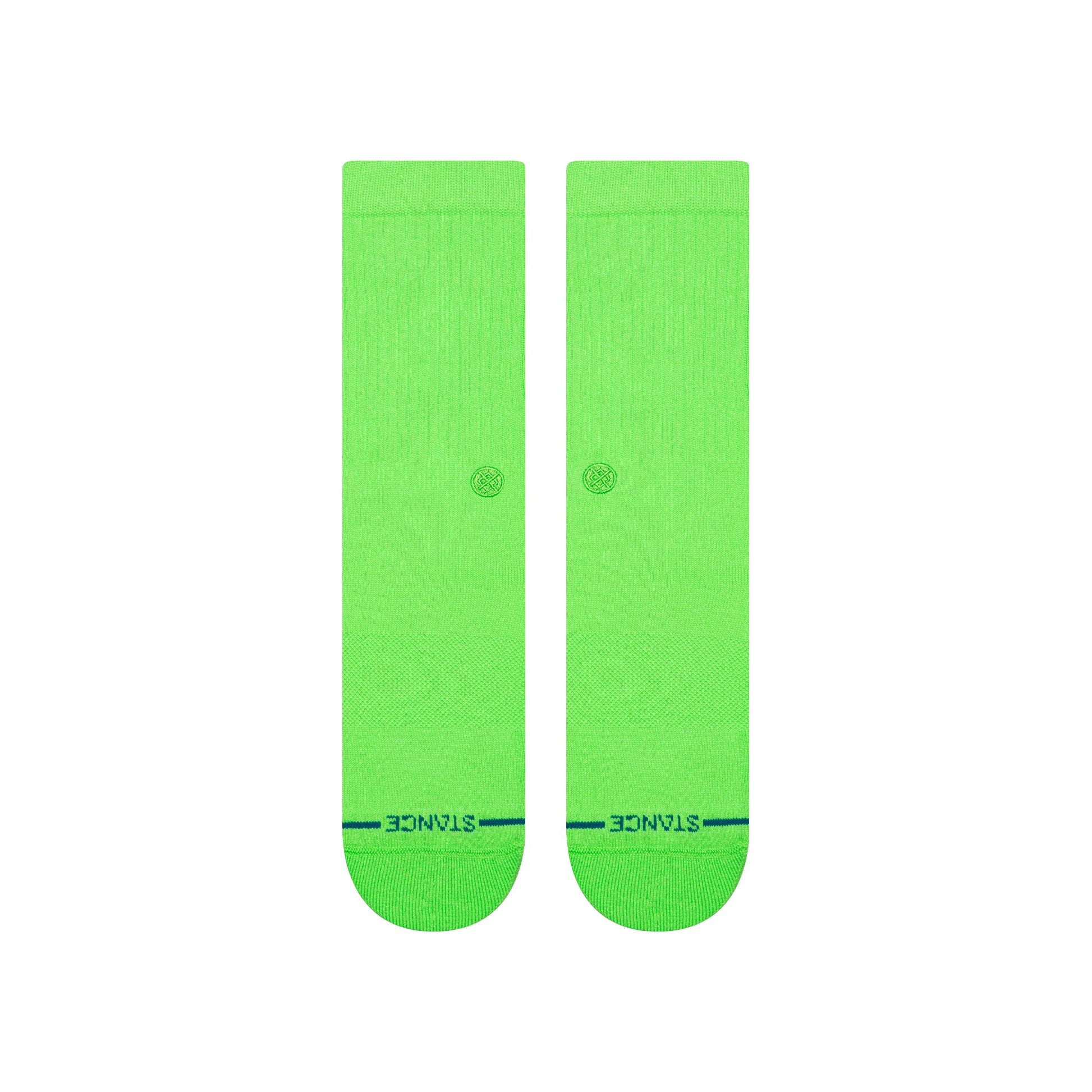 Stance Icon Crew Sock Neon Green