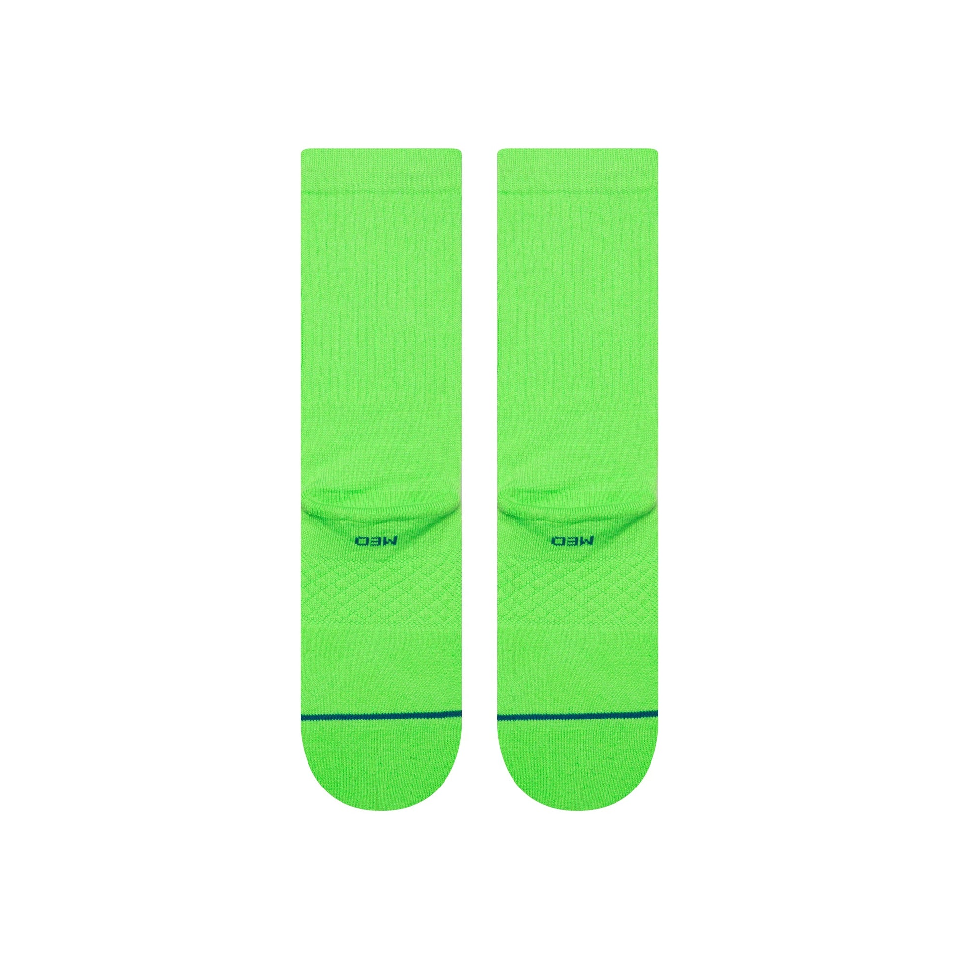 Stance Icon Crew Sock Neon Green