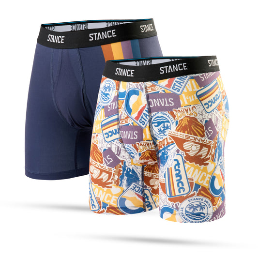 Stance West Coast Boxer Brief 2 Pack Multi