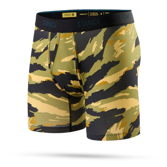 Stance Tiger Camo Boxer Brief Wholester Green