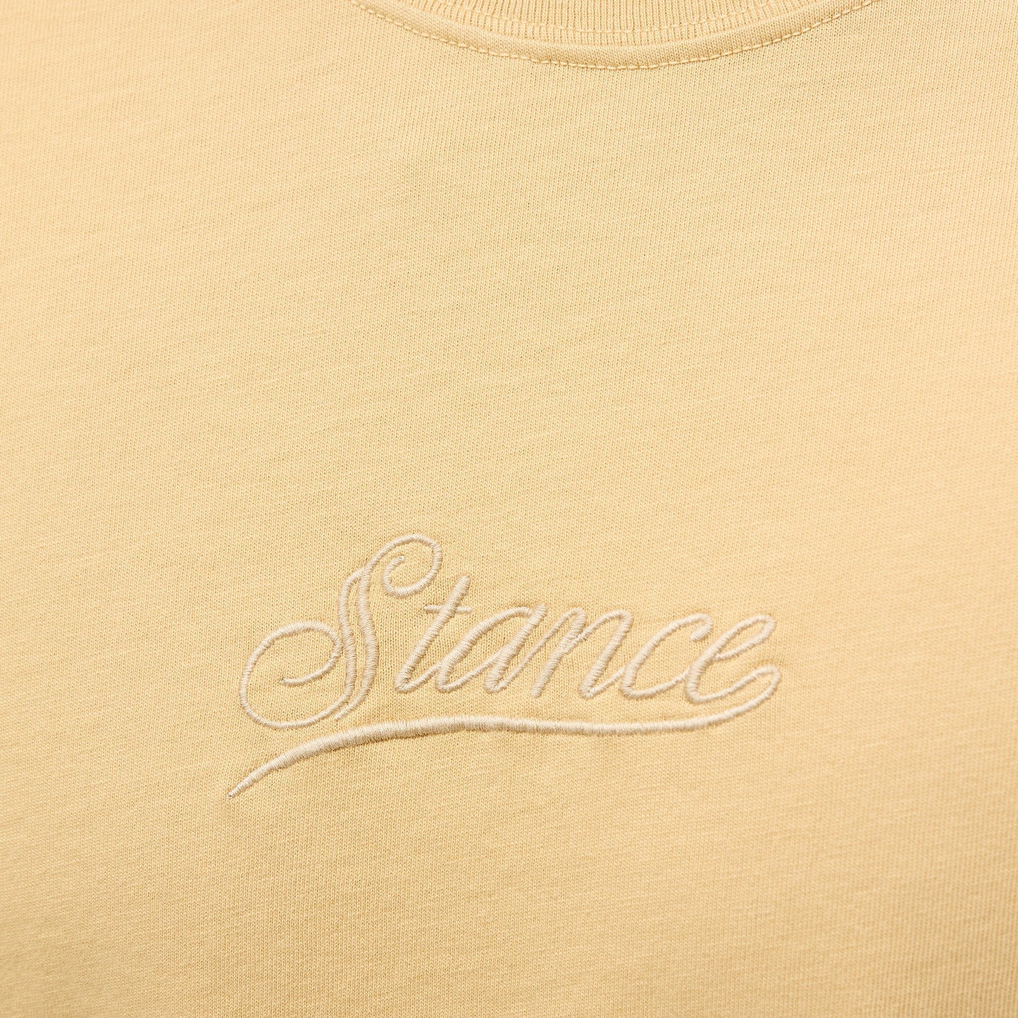 Stance Studio Organic Cotton Tee Khaki |model