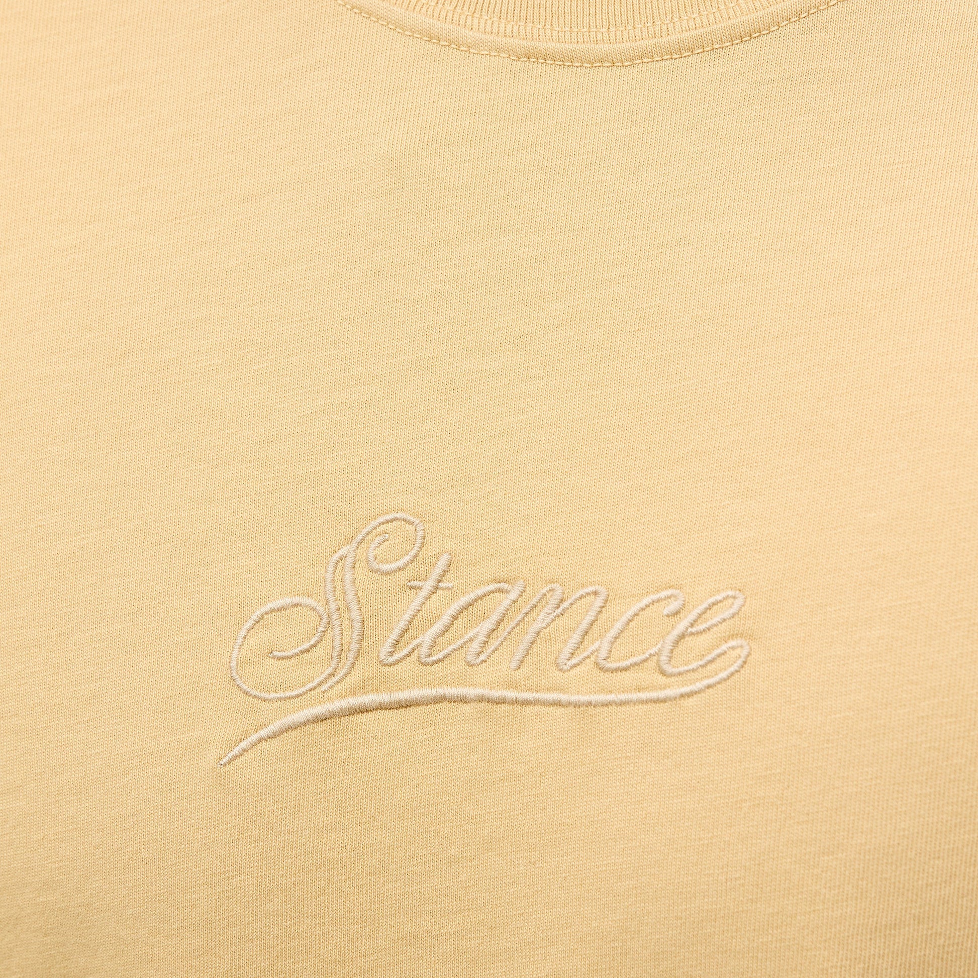 Stance Studio Organic Cotton Tee Khaki |model