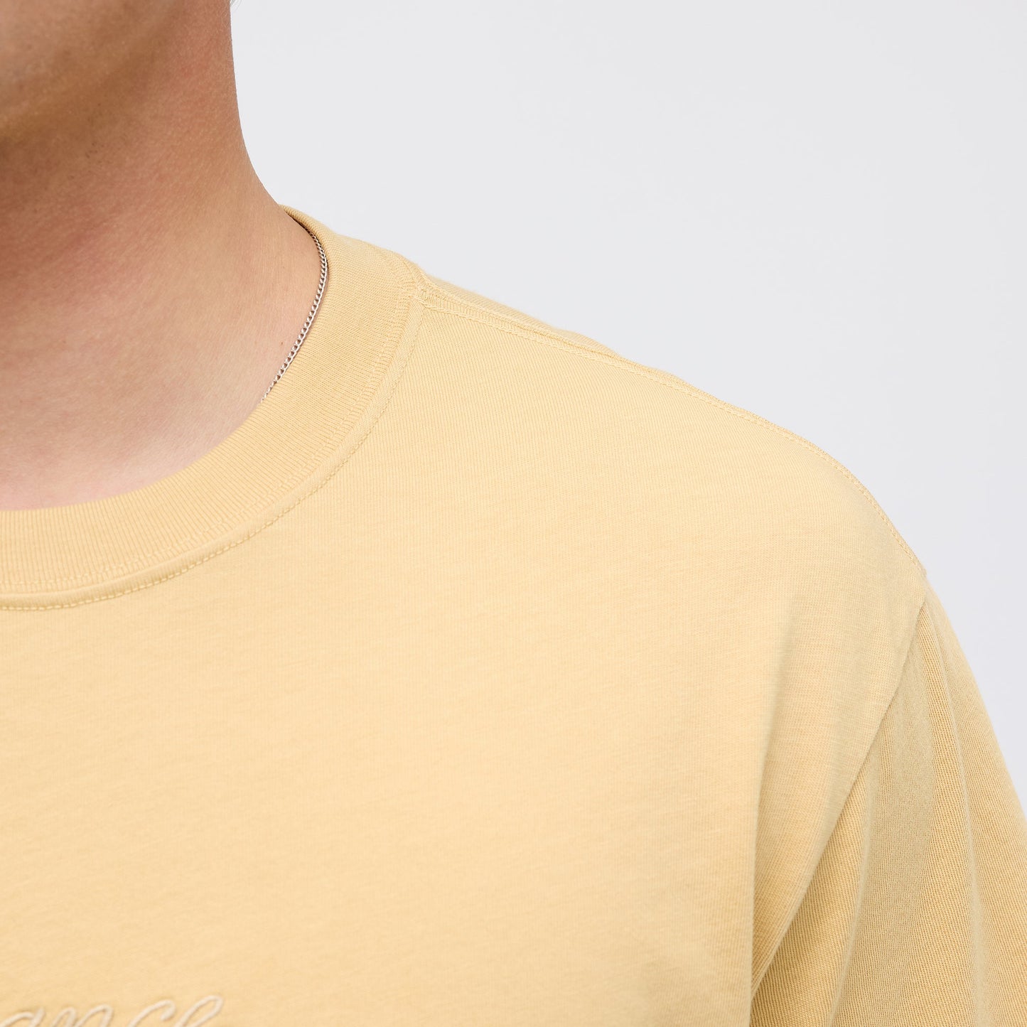 Stance Studio Organic Cotton Tee Khaki |model