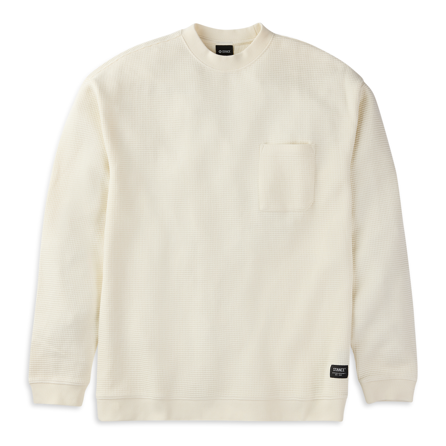 Stance Waffle Crewneck Knit Canvas