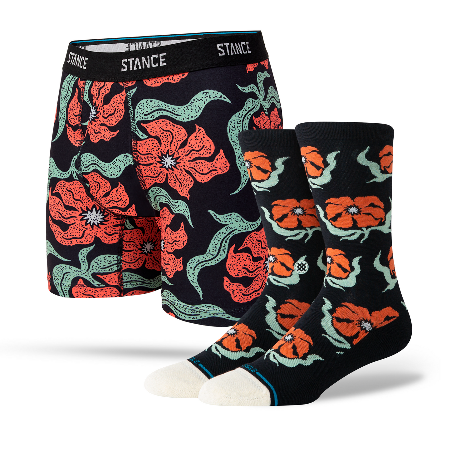 Stance Broadcast Boxer Brief & Crew Sock 2 Pack Multi