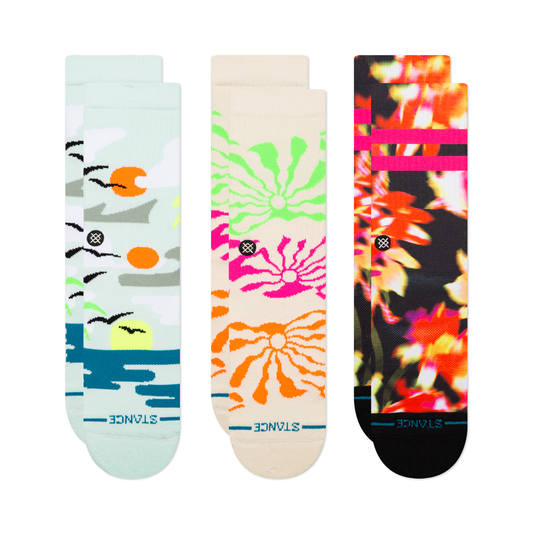 Stance Lifestyle Crew Sock 3 Pack Multi