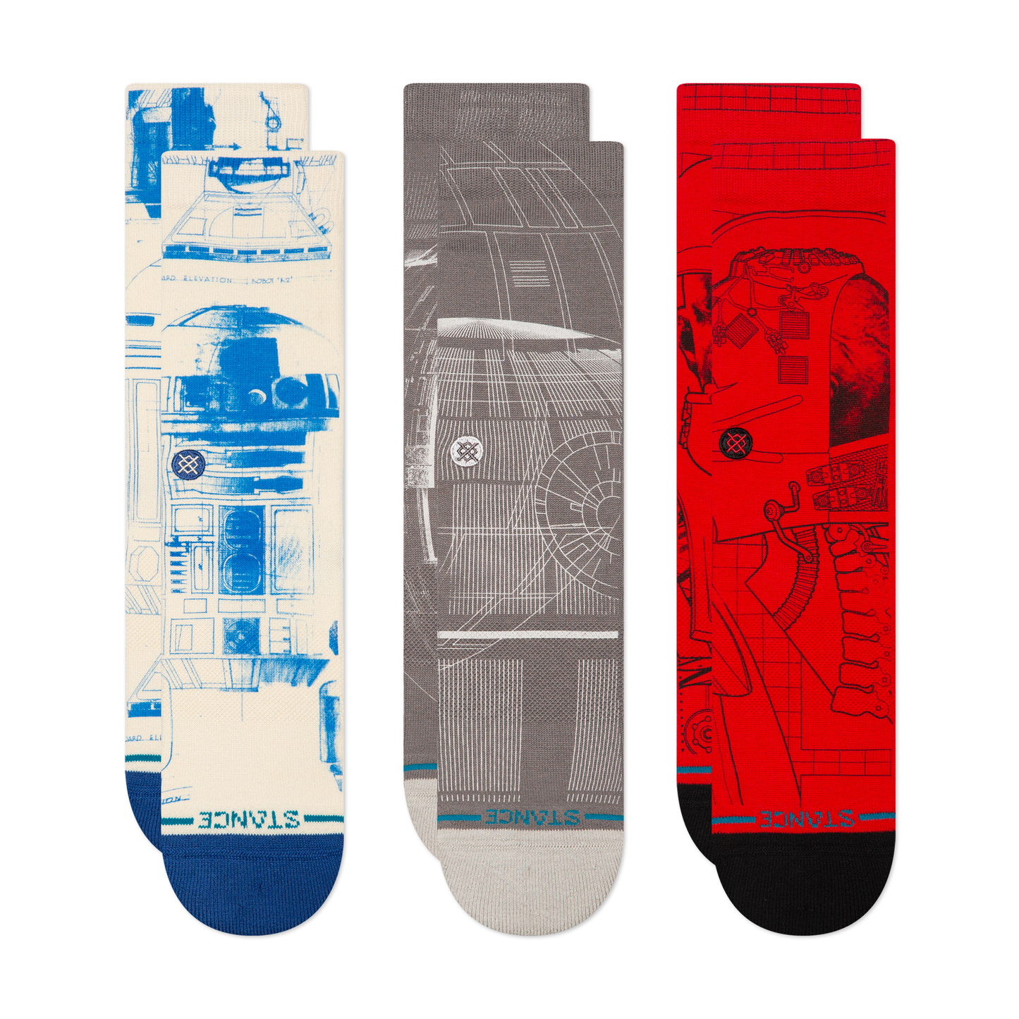 Stance Star Wars Crew Sock 3 Pack Multi