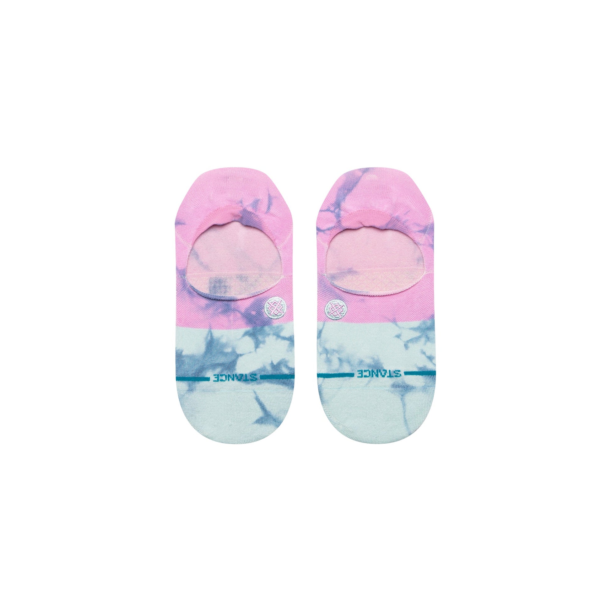 Stance Clouded No Show Sock Blue