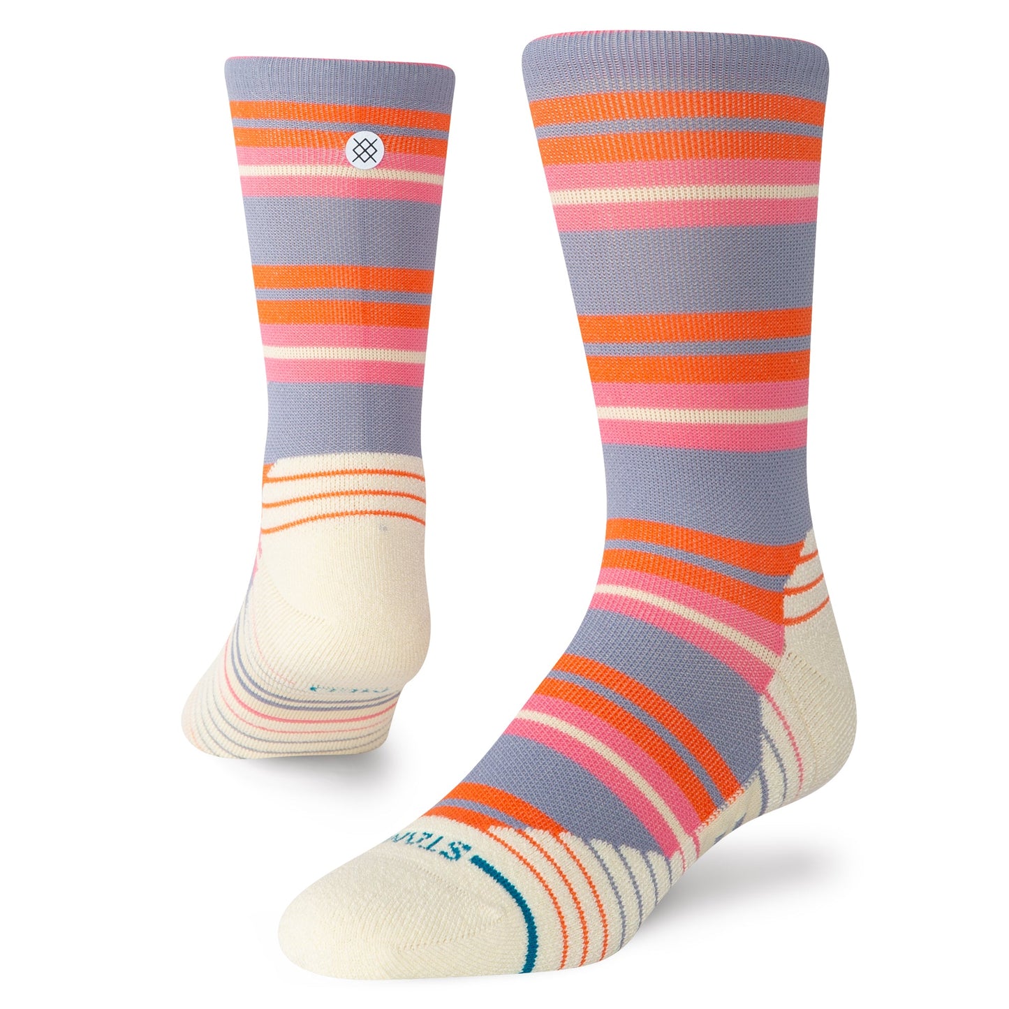 Stance Womens Lennon Mid Crew Sock Blue