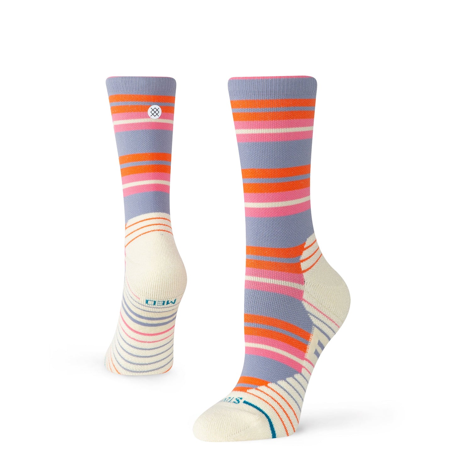 Stance Womens Lennon Mid Crew Sock Blue
