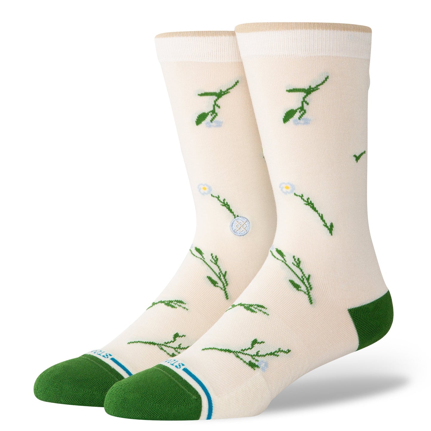 Wildflower Crew Sock Ivory