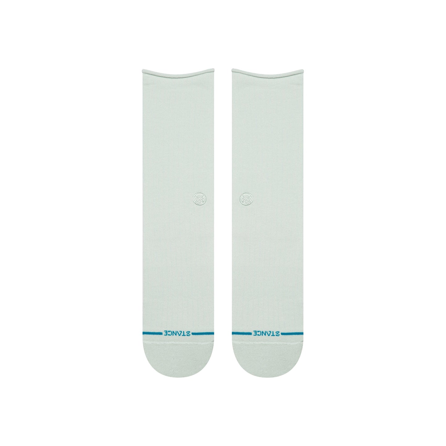 ROLLED SOLID CREW SOCK