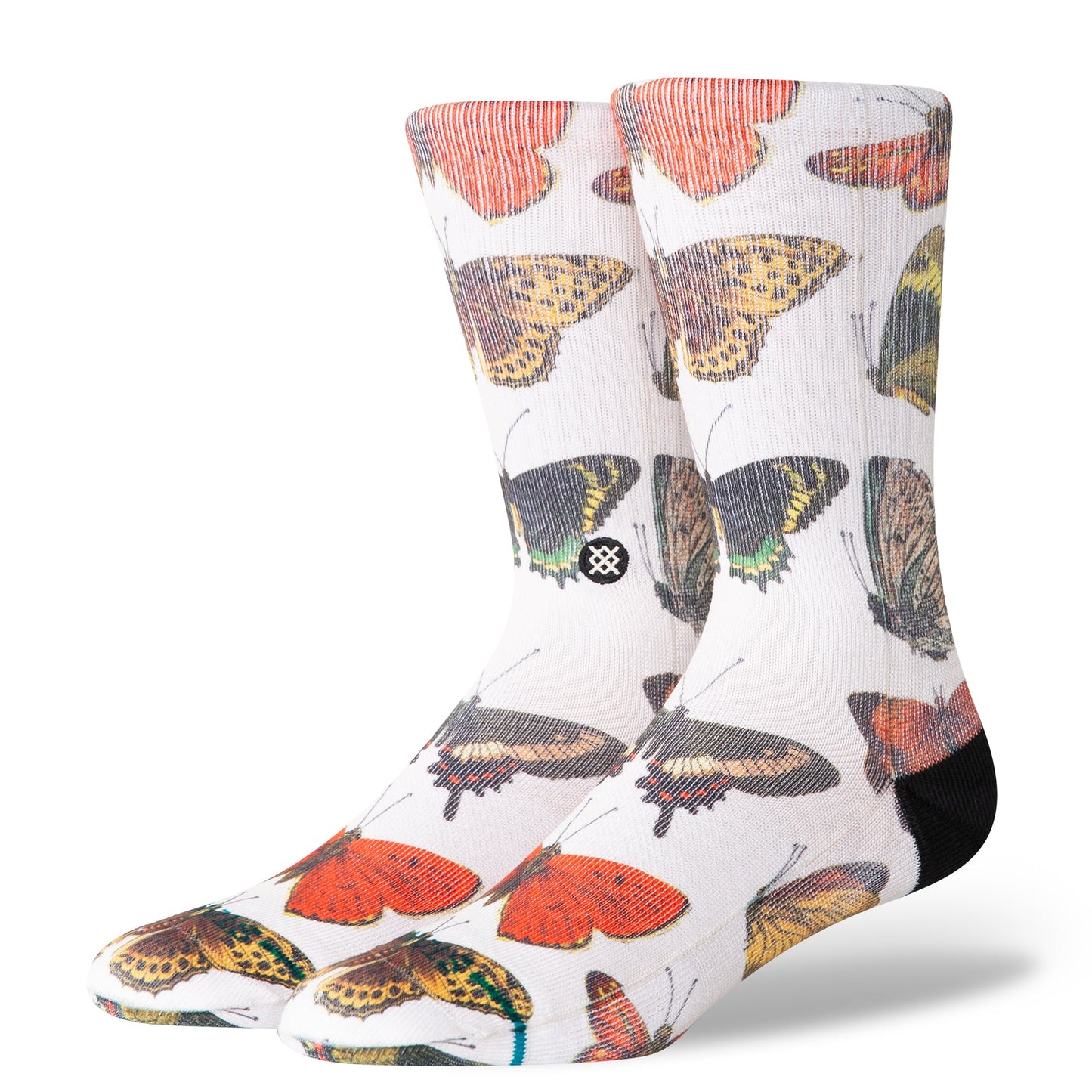 Stance Flutterby Crew Sock Canvas