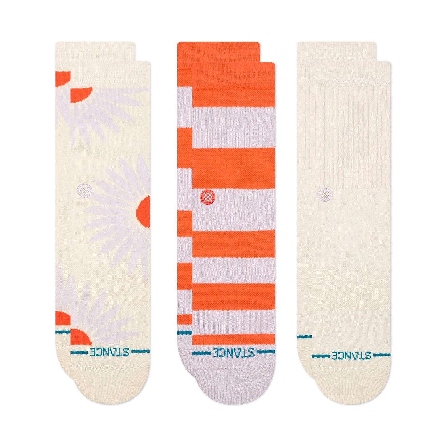 Stance Prowess Crew Sock 3 Pack Canvas