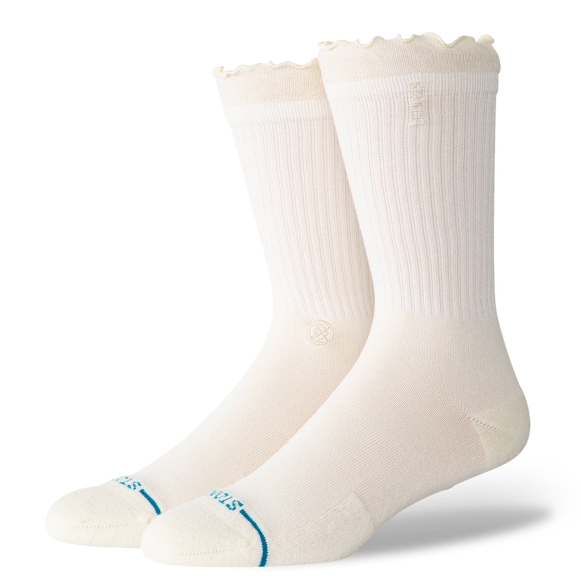 Stance Ruffle Crew Sock Canvas