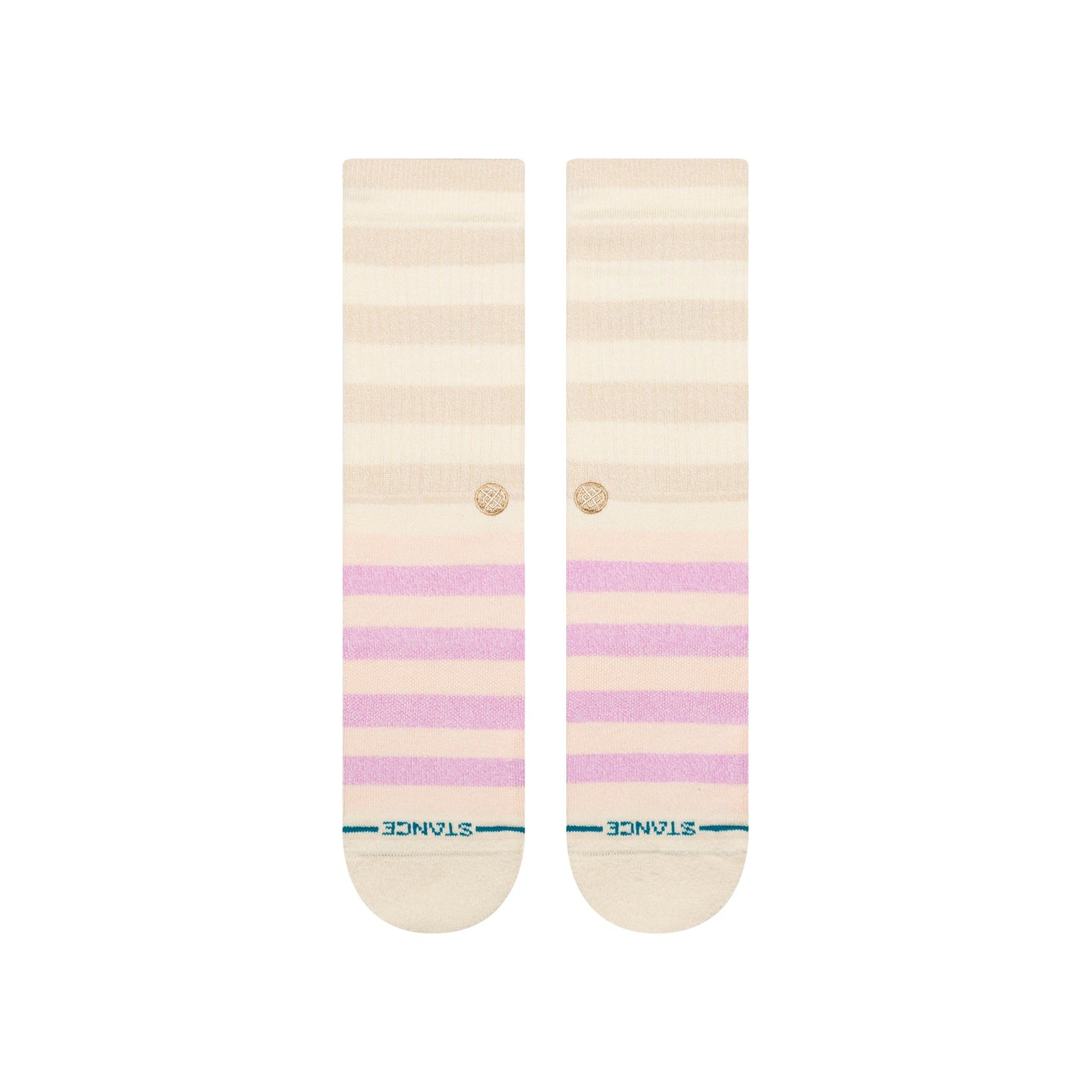 Stance Sherbert Crew Sock Oatmeal Heather