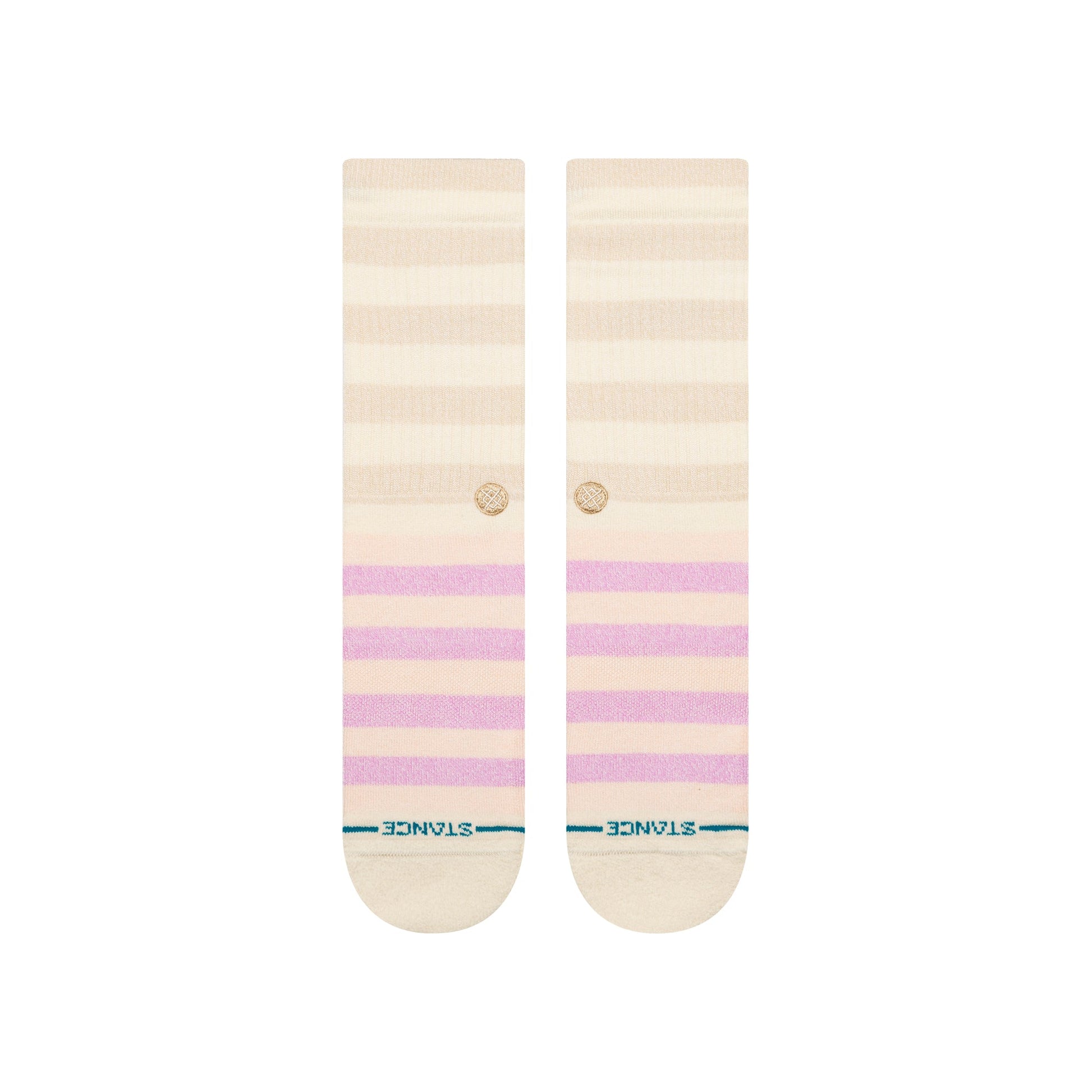 Stance Sherbert Crew Sock Oatmeal Heather