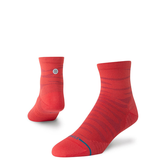 Stance Ridge Quarter Sock Red