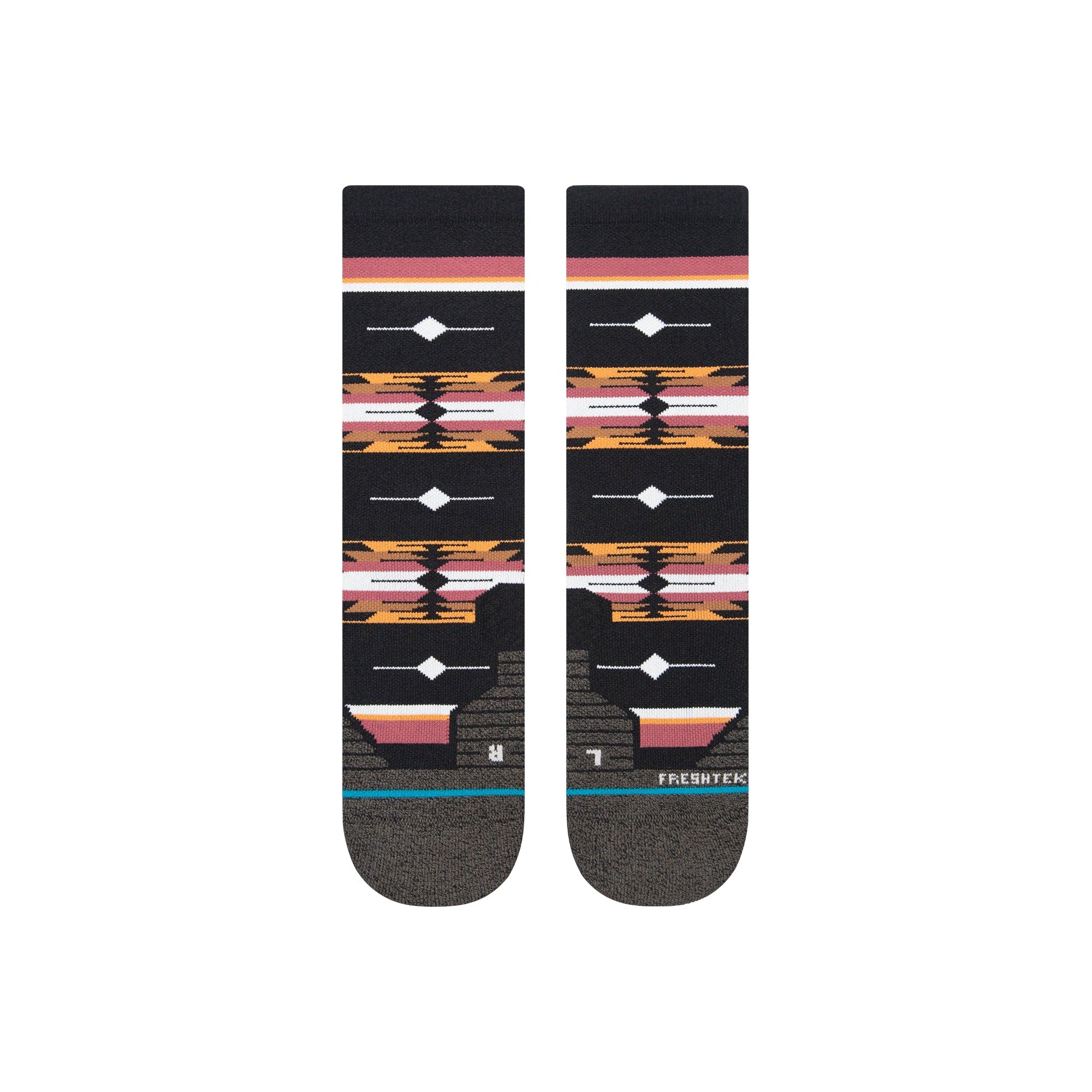 Stance Cloaked Mid Crew Sock Washed Black