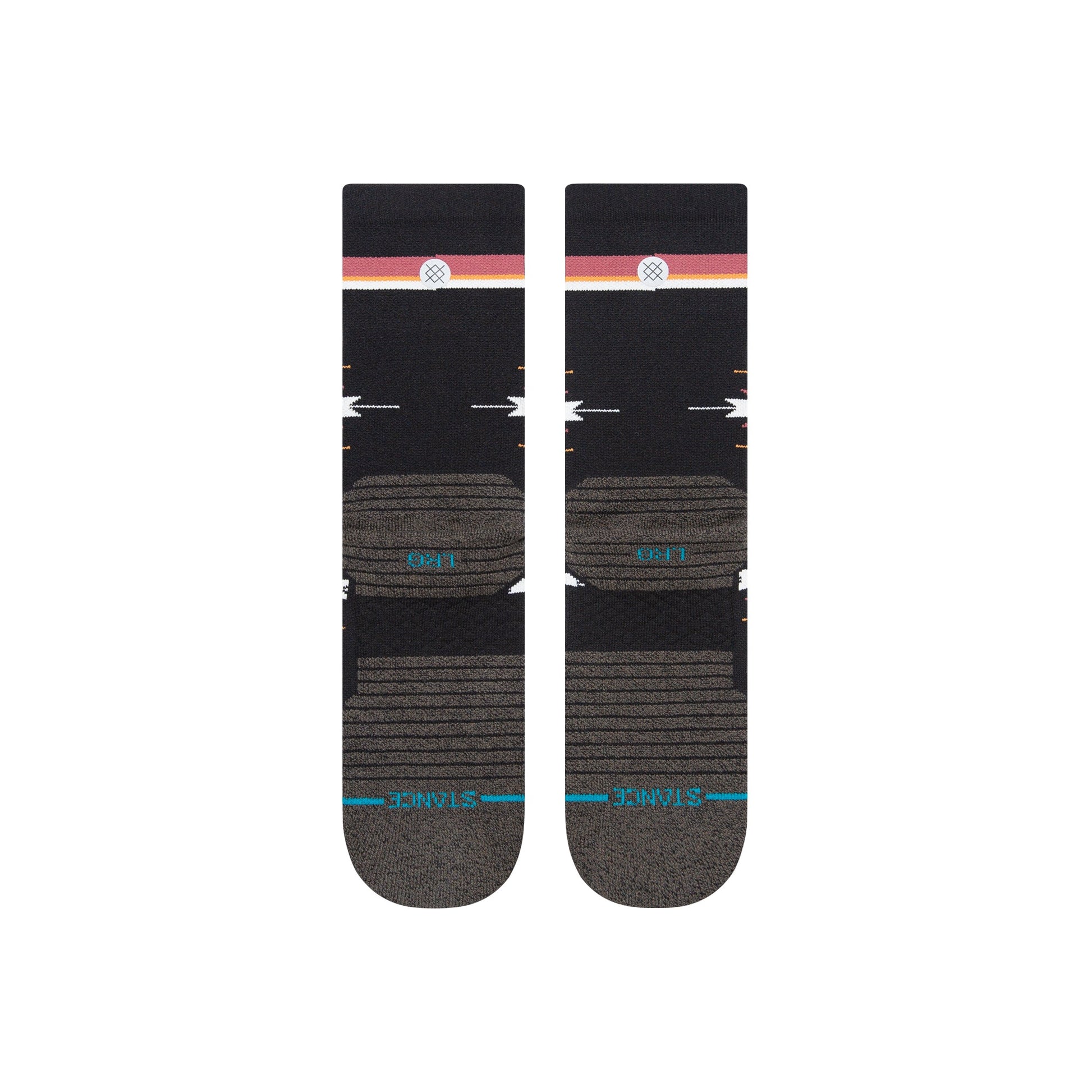 Stance Cloaked Mid Crew Sock Washed Black