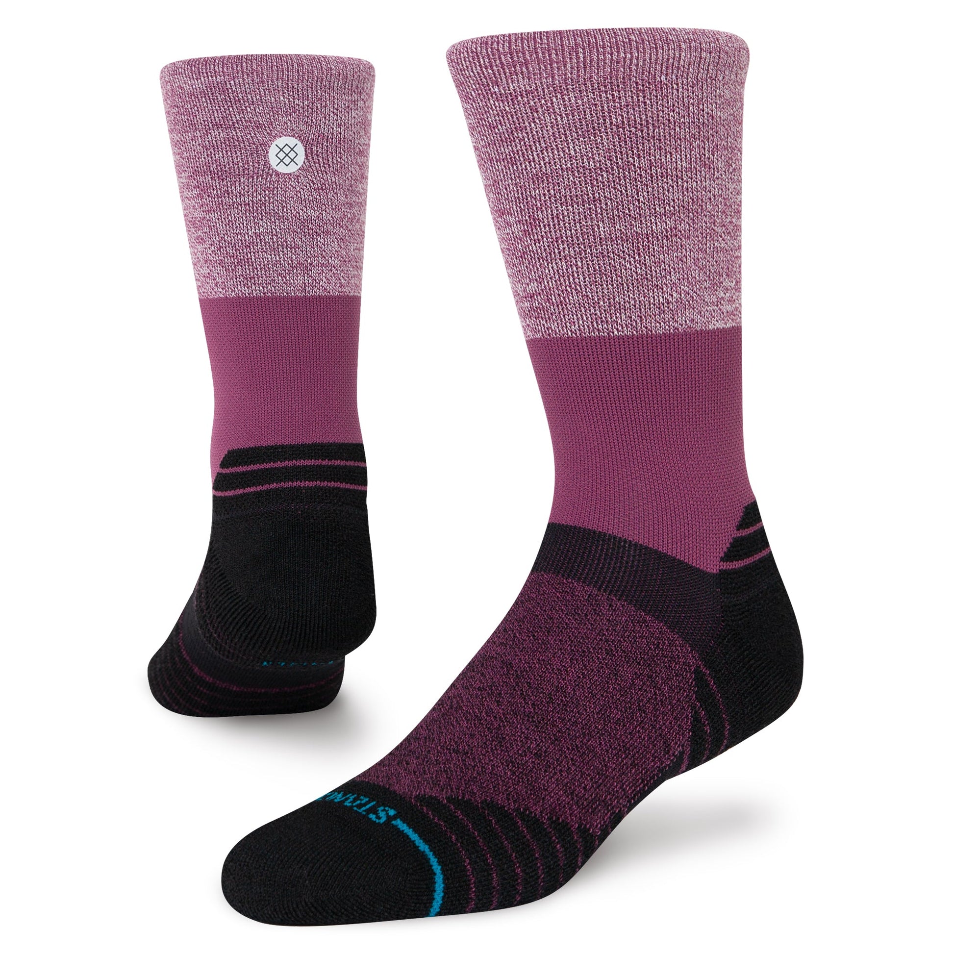 Stance Base Command Crew Sock Purple