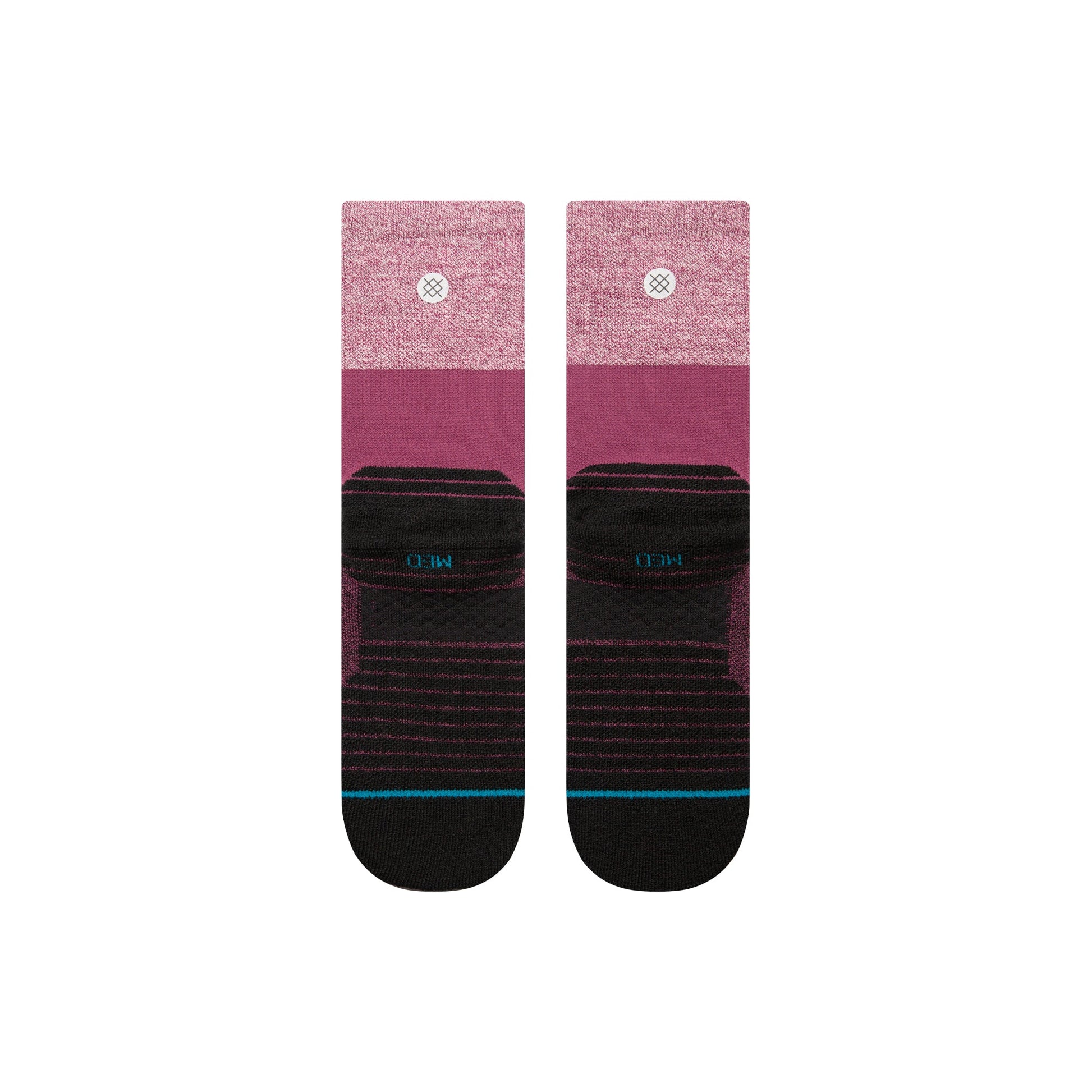 Stance Base Command Crew Sock Purple