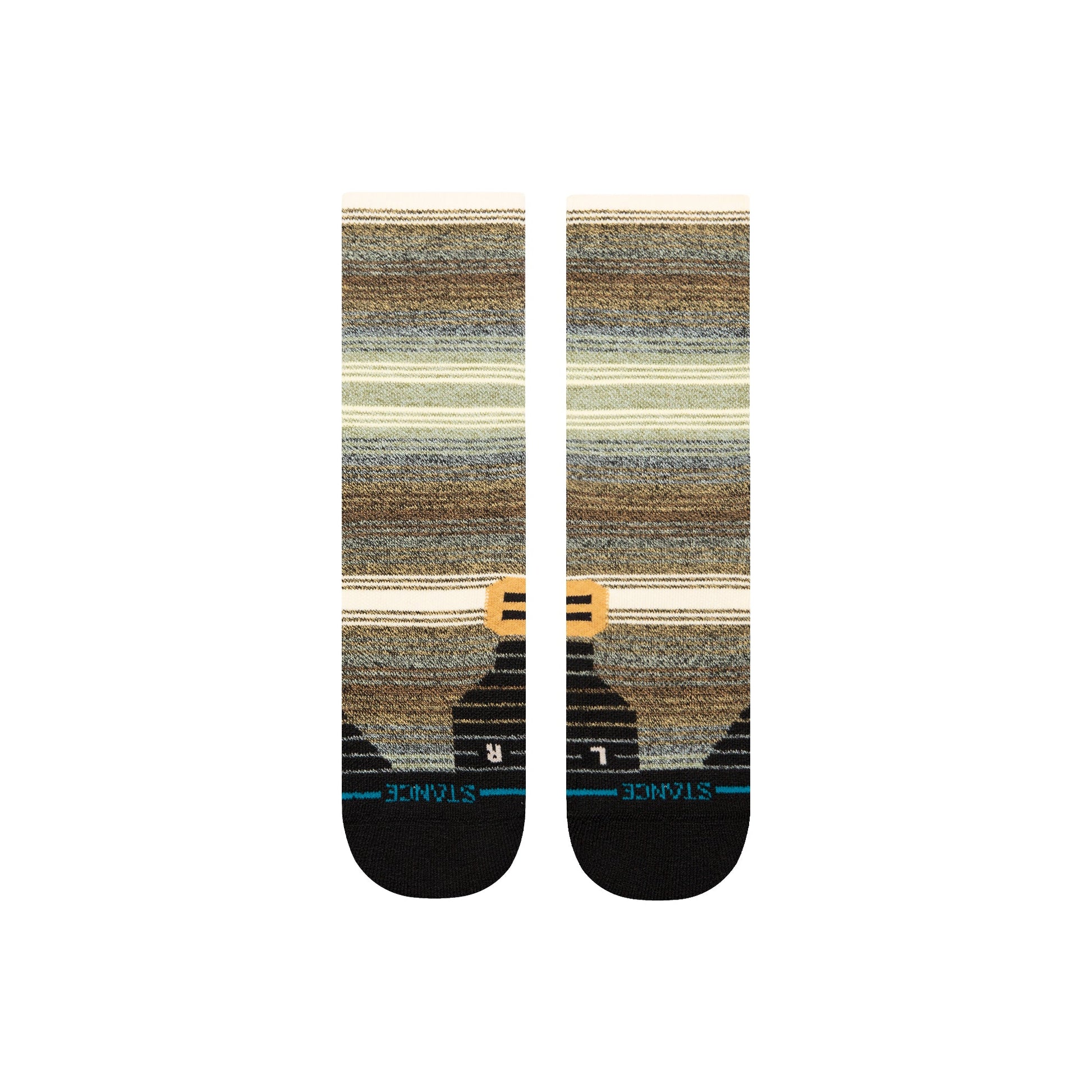 Stance High Peak Crew Sock Green