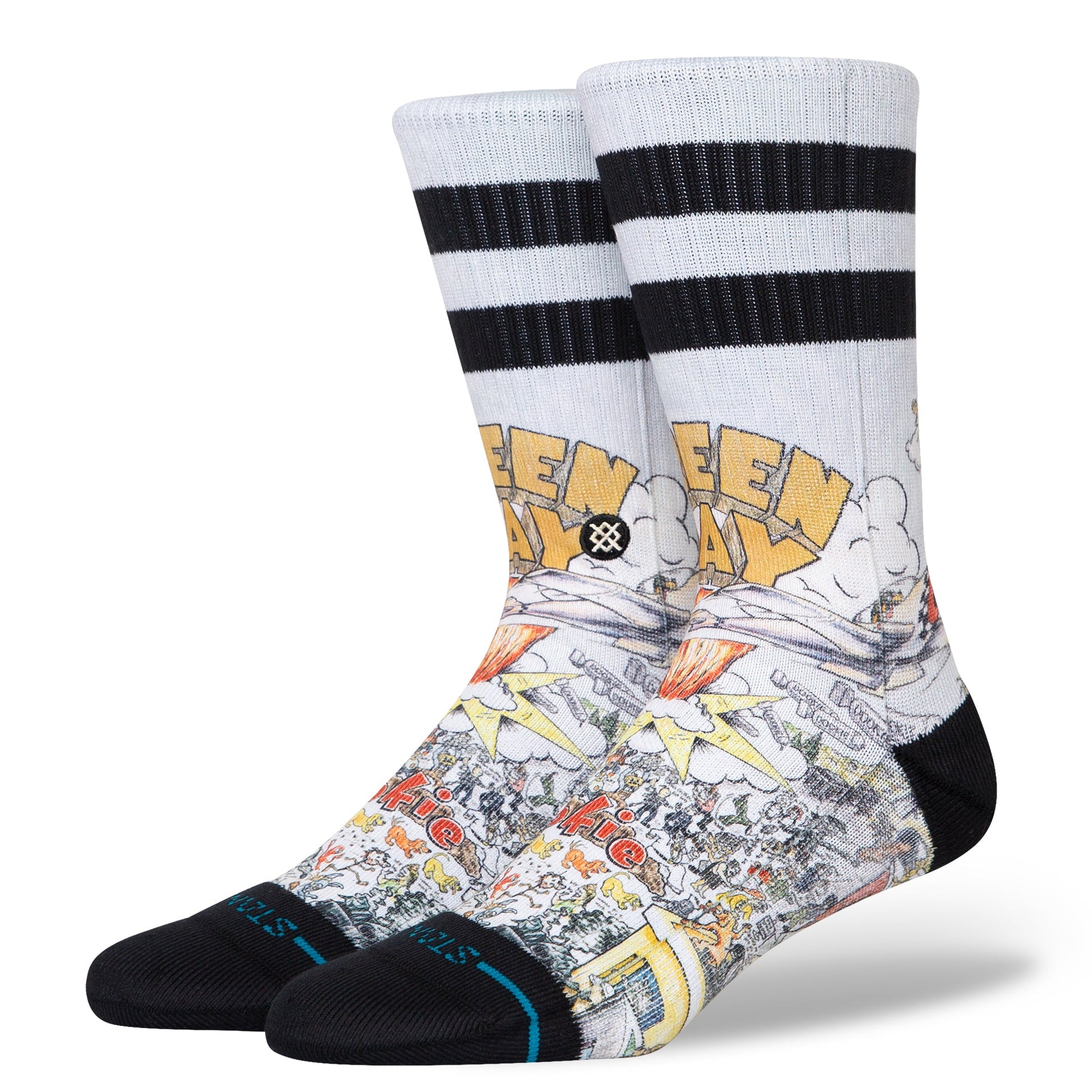 Stance Basket Case Crew Sock Multi