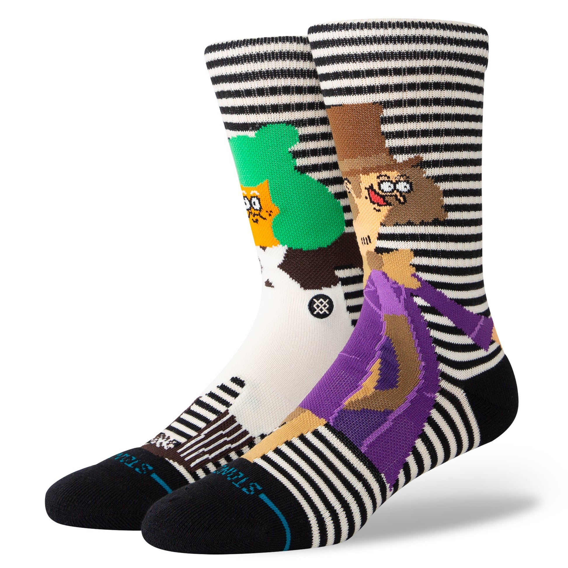 Stance Oompa Loompa Crew Sock Black White