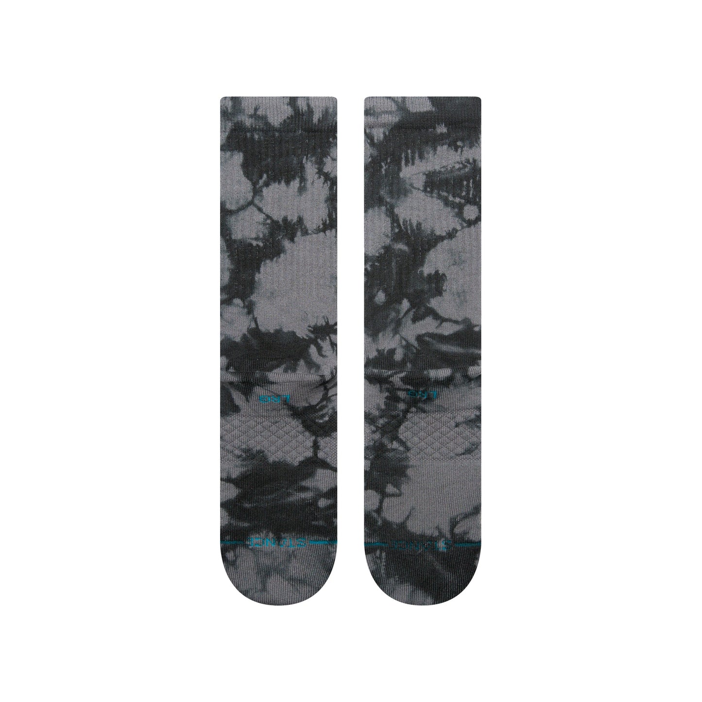 Stance Nba Logoman Dye Crew Sock Dark Grey