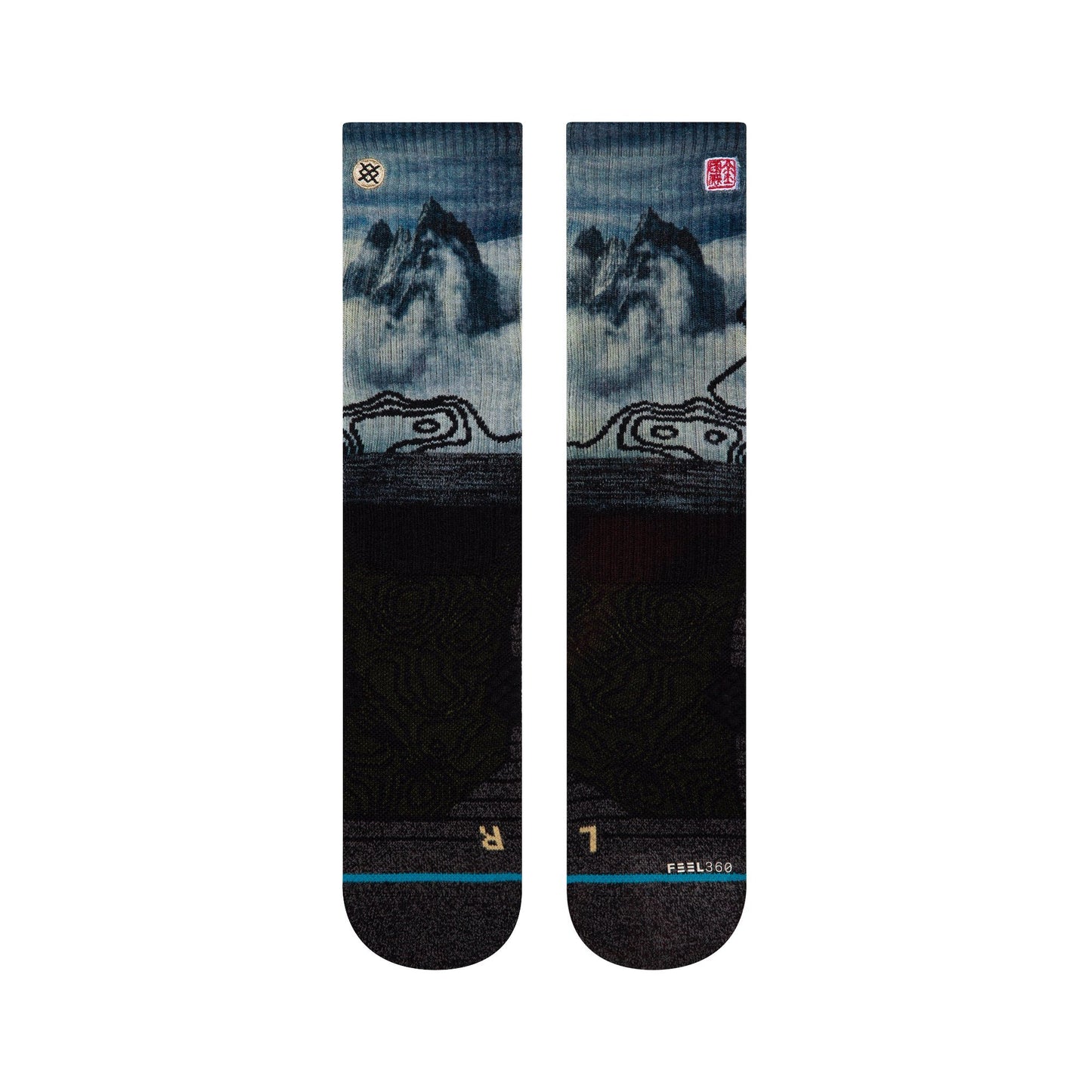 Stance Socks ALTITUDE CREW Black