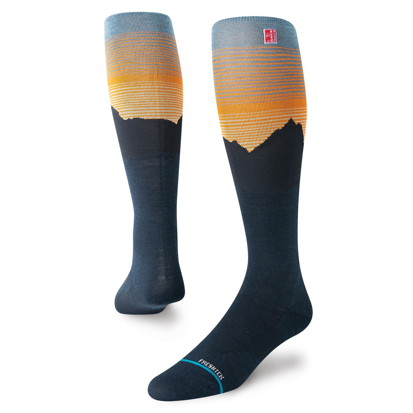 Stance Rising Snow Over The Calf Sock Navy