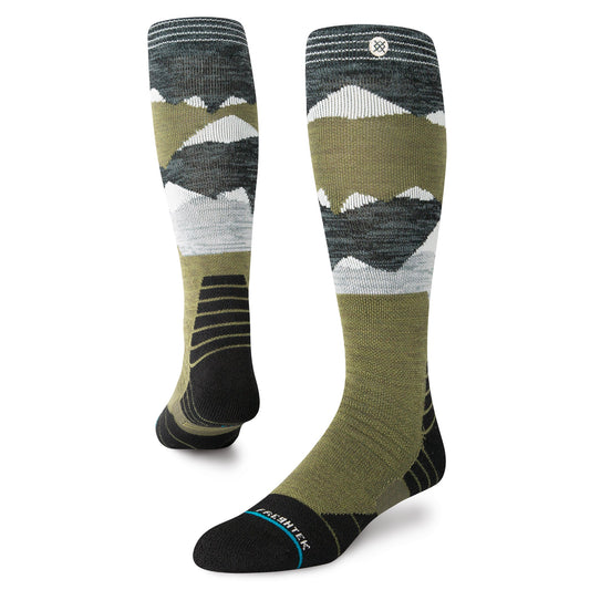 Lonely Peaks Snow Over The Calf Sock Teal