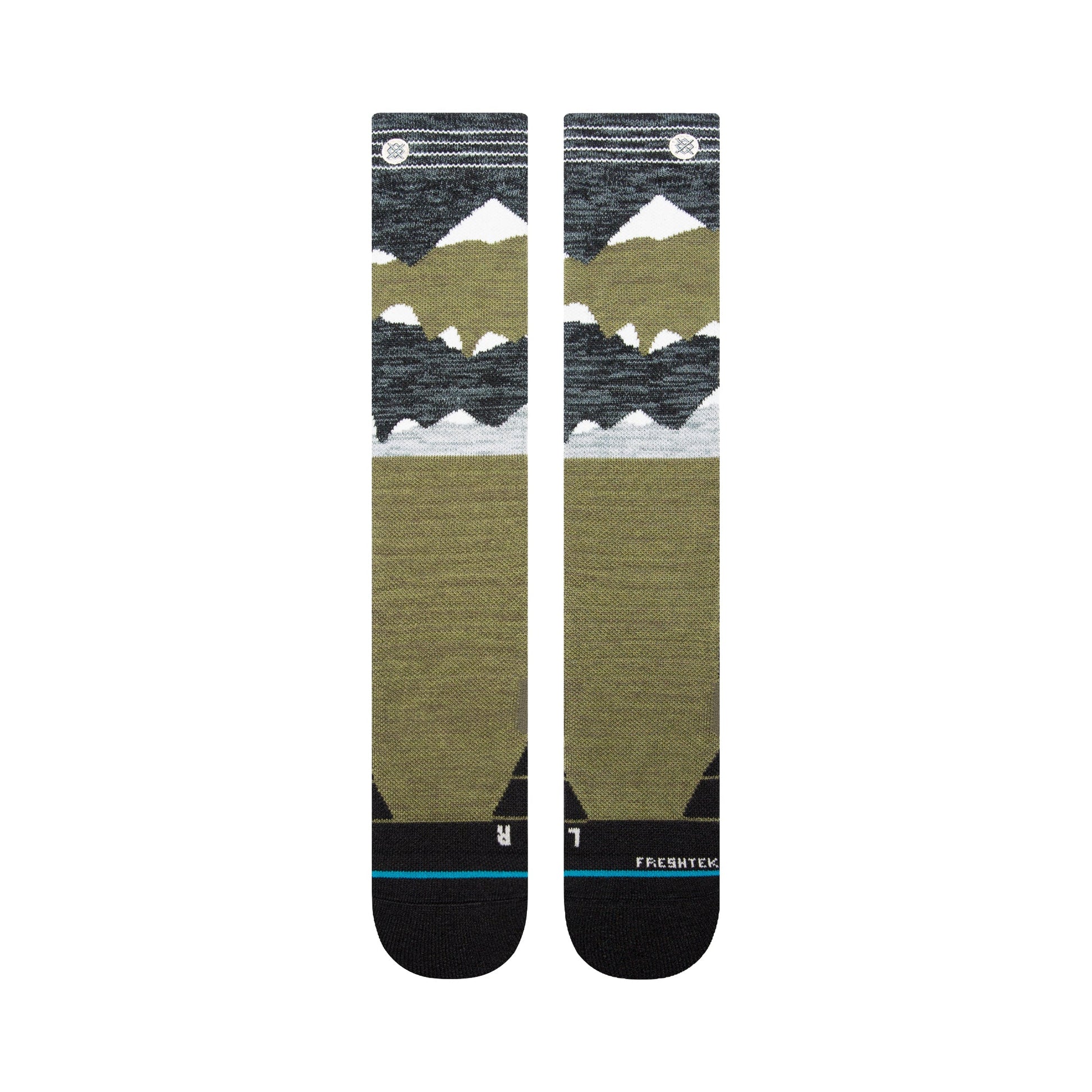Lonely Peaks Snow Over The Calf Sock Teal