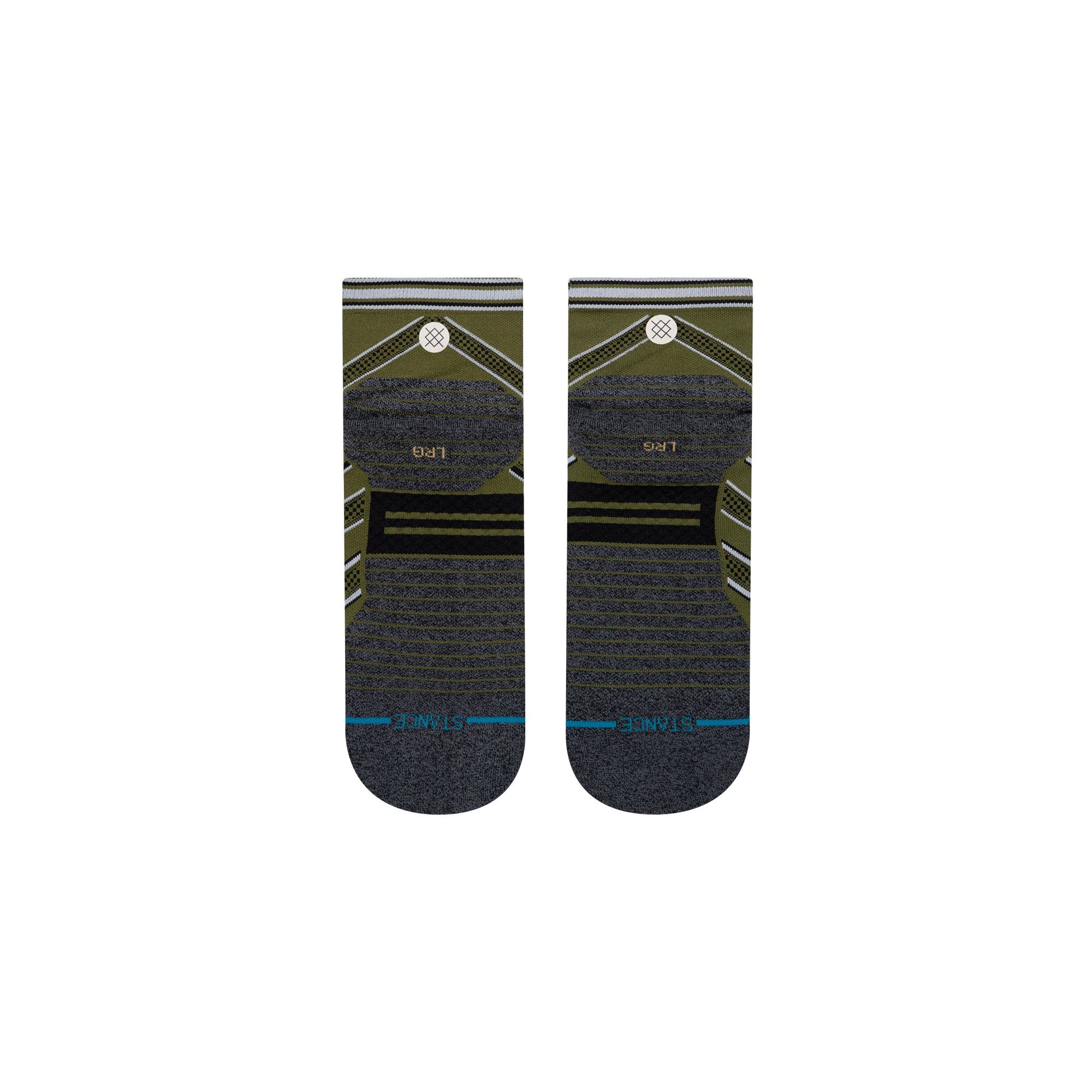 Stance Socks CONFLICTED QUARTER Green