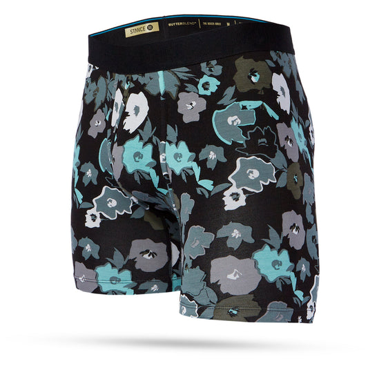 Stance Flower Beds Boxer Brief Wholester Black