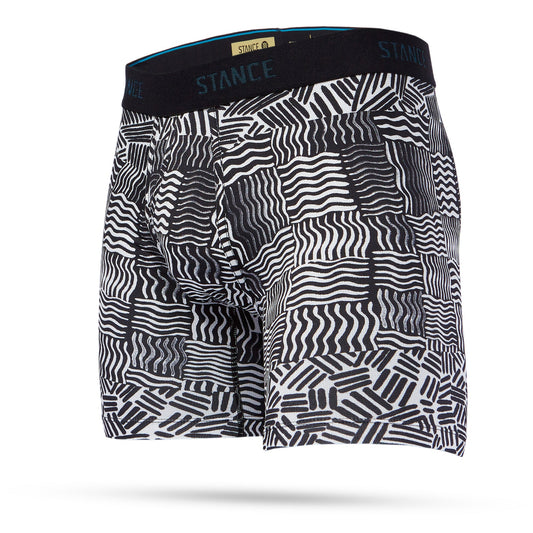 Stance Crosshatch Boxer Brief Wholester Black