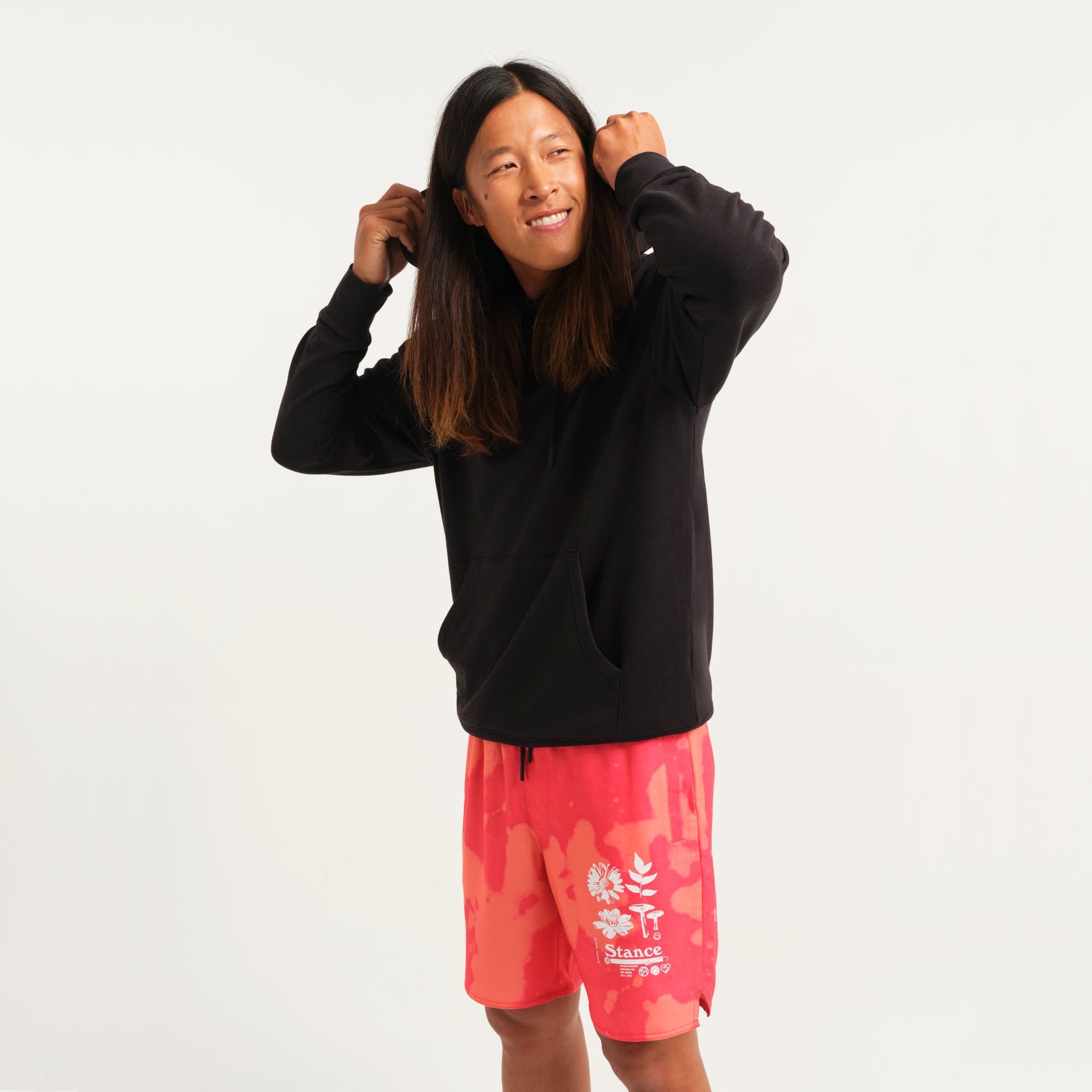 Stance Shelter Hoodie Black |model