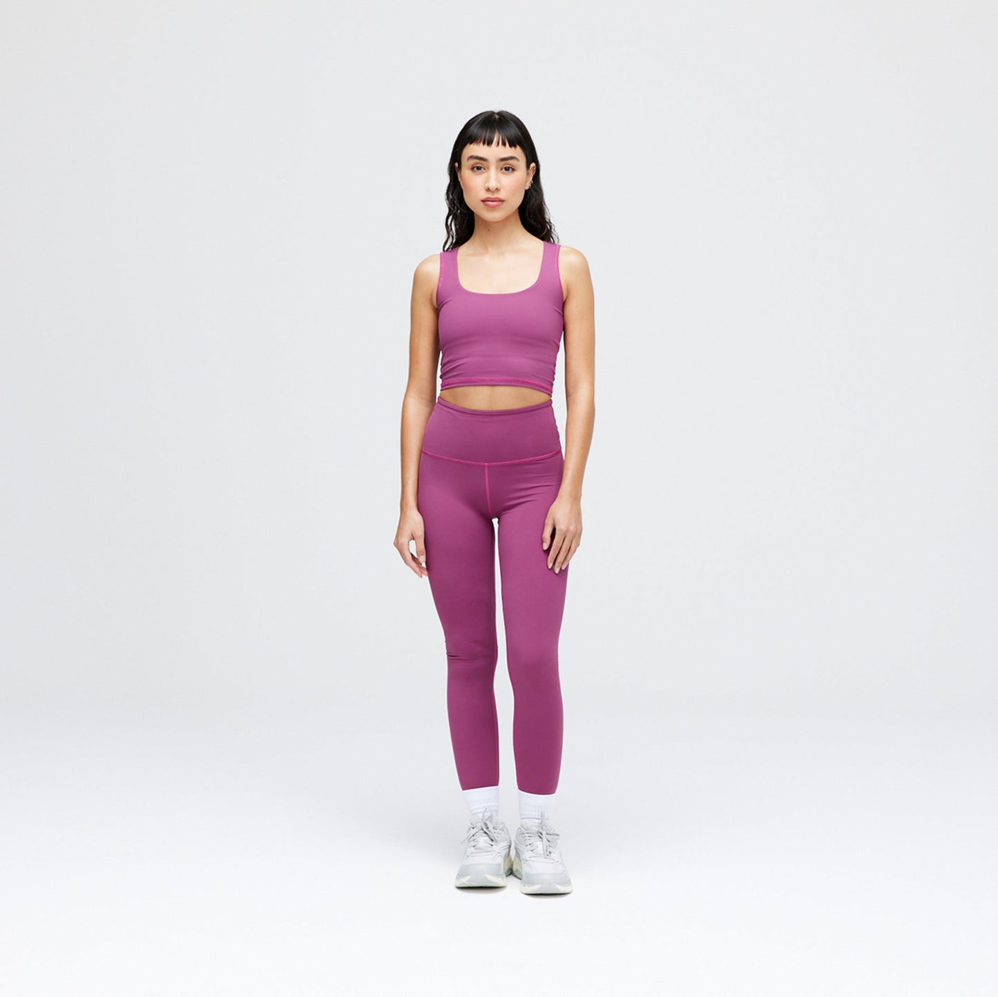 Stance Women's Happenings Crop Top Berry |model