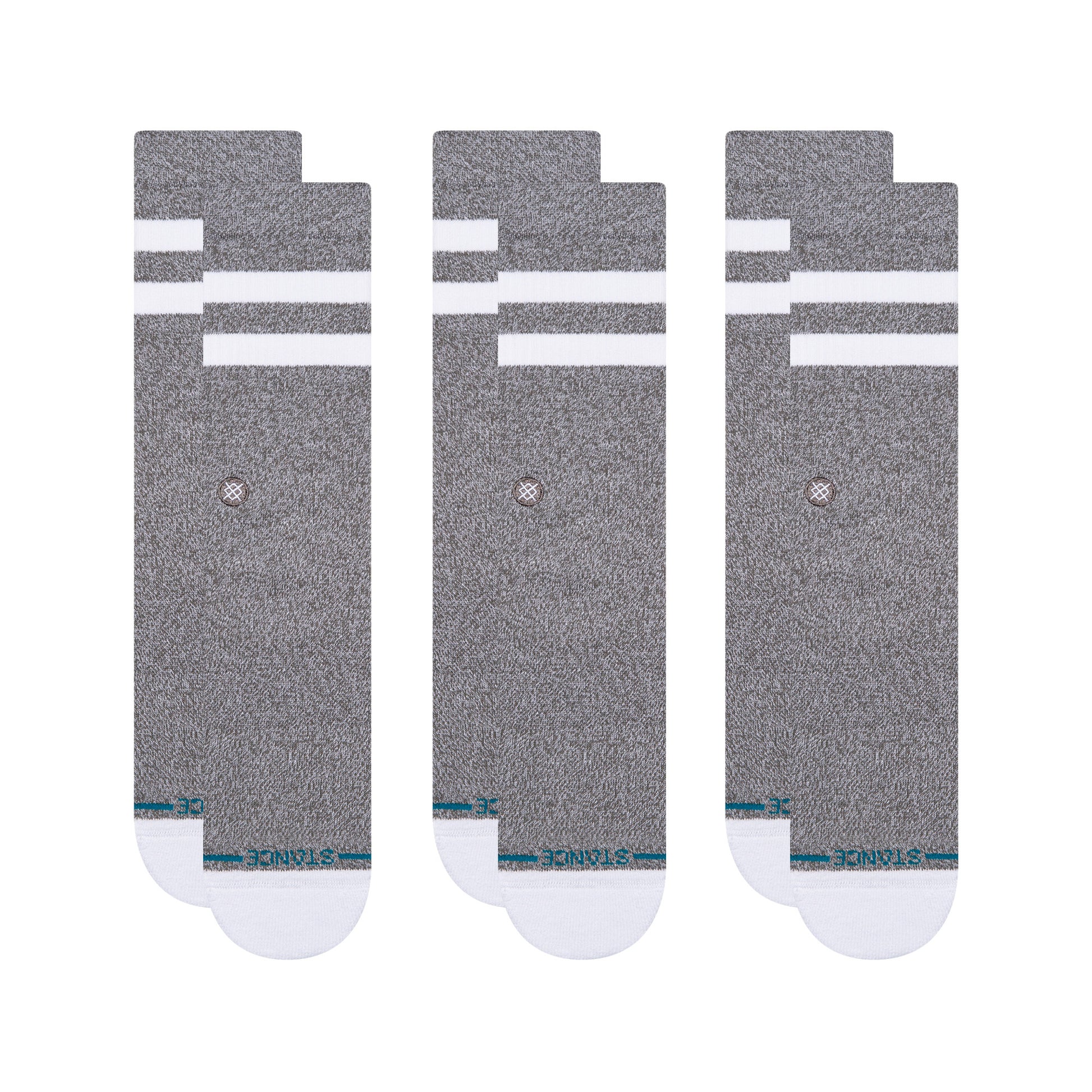 Stance Joven Crew Sock 3 Pack Grey