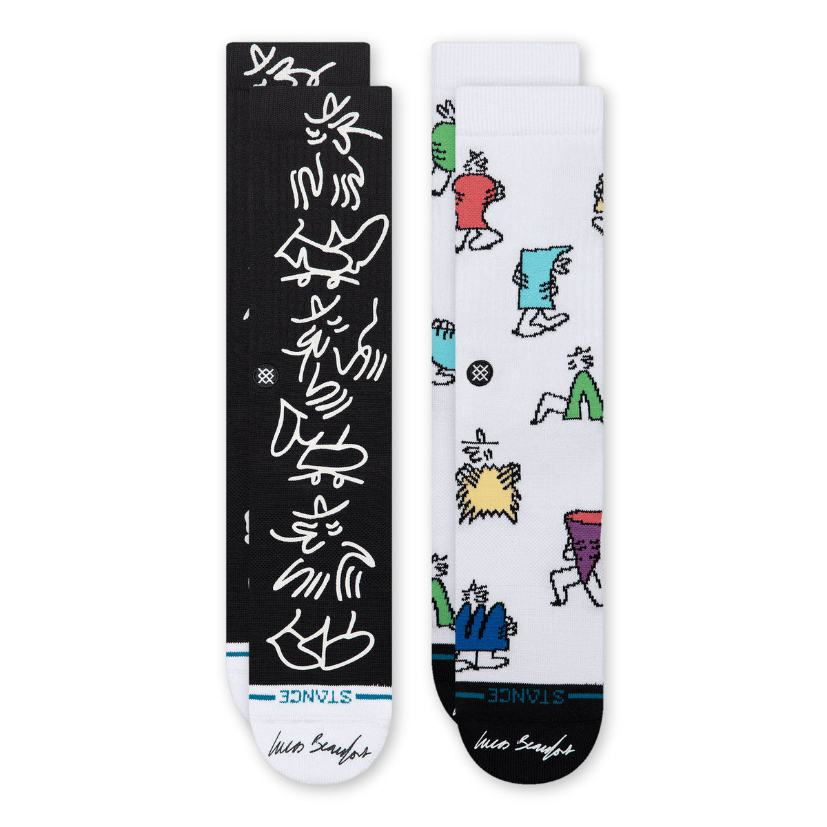 LIFESTYLE CREW SOCK LUCAS 2 PACK