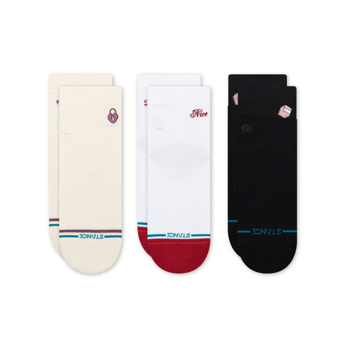 WOMENS QUARTER SOCK 3 PACK