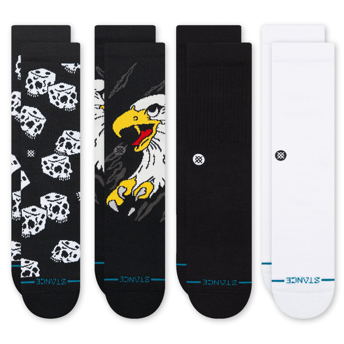LIFESTYLE CREW SOCK 4 PACK