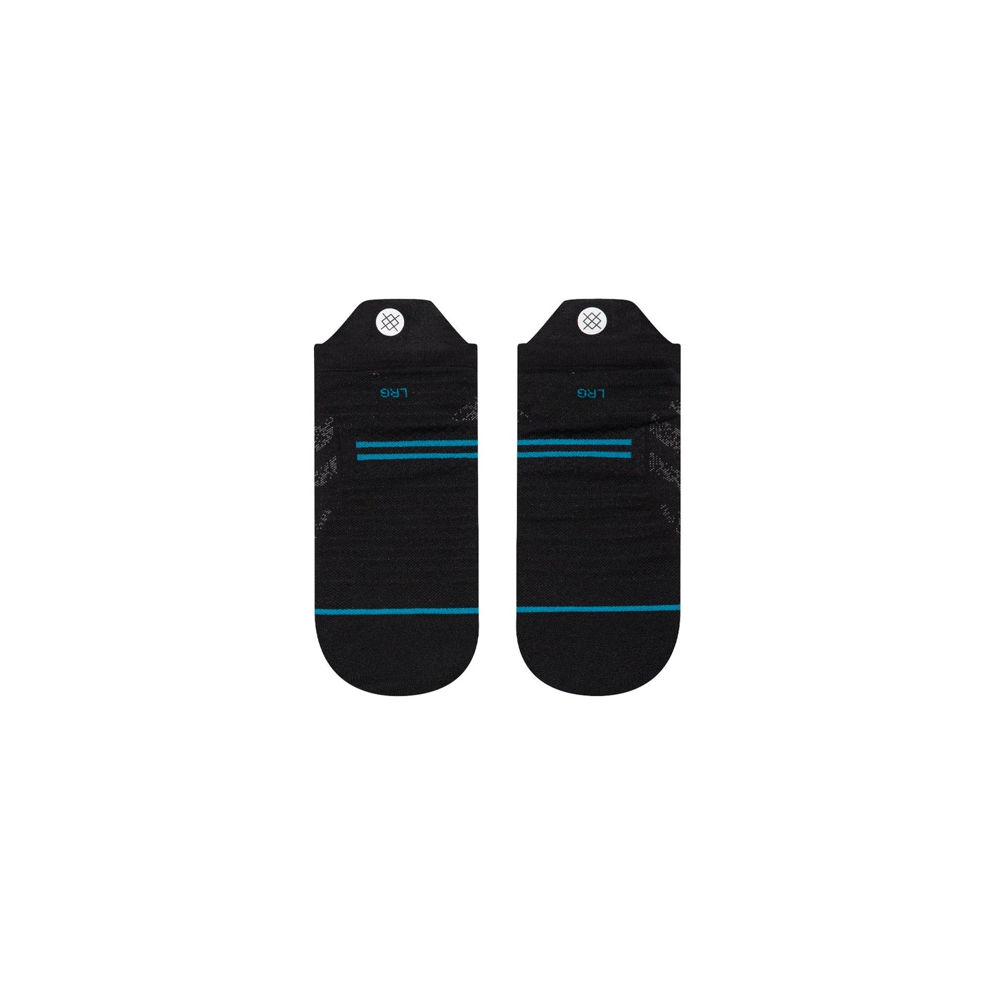 Stance Run Tab Sock Black