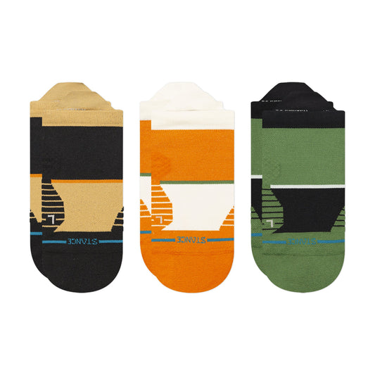 Stance Feeling Grit Ultra Tab Sock 3 Pack Black