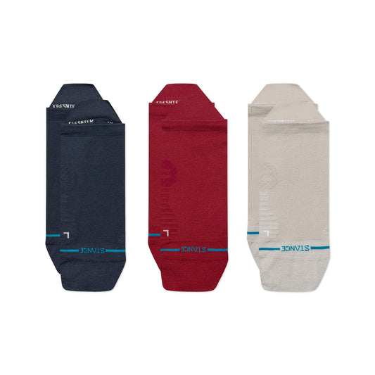 Stance Solid Ultra Light Tab Sock 3 Pack Navy