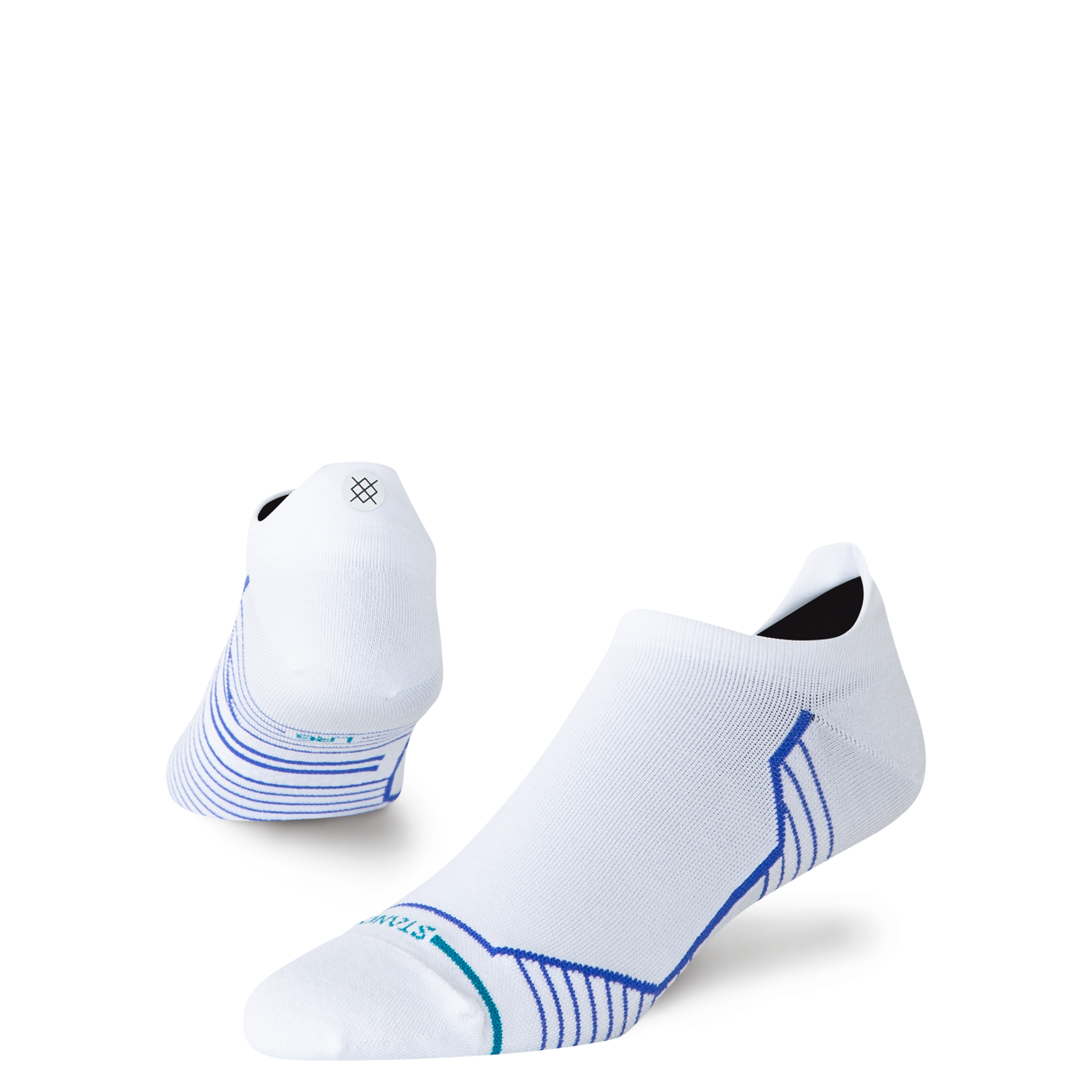Stance Variegated Ultra Light Tab Sock White